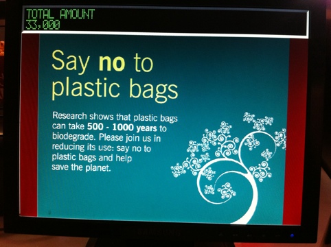 Say no to plastic bags